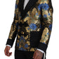 Dolce & Gabbana Gold Lurex Double Breasted Jacket Blazer