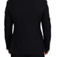 Dolce & Gabbana Black Wool Stretch Slim Fit Jacket  Blazer