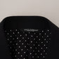 Dolce & Gabbana Black Wool Stretch Slim Fit Jacket Blazer