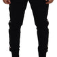 Dolce & Gabbana Black DG Print Mens Jogger Pants