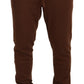 Dolce & Gabbana Brown Cashmere Drawstring Jogger Pants