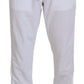 Dolce & Gabbana White Crown Logo Jogger Pants