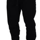 Dolce & Gabbana Black Cotton Men Jogger Pants