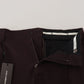 Dolce & Gabbana Brown Cotton Chino Men Pants