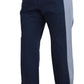 Dolce & Gabbana Blue Cotton Straight Fit Pants