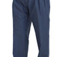 Dolce & Gabbana Blue Linen Chino Men Formal Pants