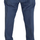 Dolce & Gabbana Blue Linen Chino Men Formal Pants