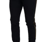 Dolce & Gabbana Black Wool Slim Formal Pants