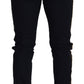 Dolce & Gabbana Black Wool Slim Formal Pants