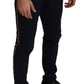 Dolce & Gabbana Black Wool Slim Formal Pants