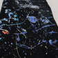 Dolce & Gabbana Black Cotton Color Splash Print Denim Jeans