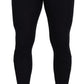 Dolce & Gabbana Black Slim Fit Athletic Stretch Pants