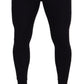 Dolce & Gabbana Black Slim Fit Athletic Stretch Pants