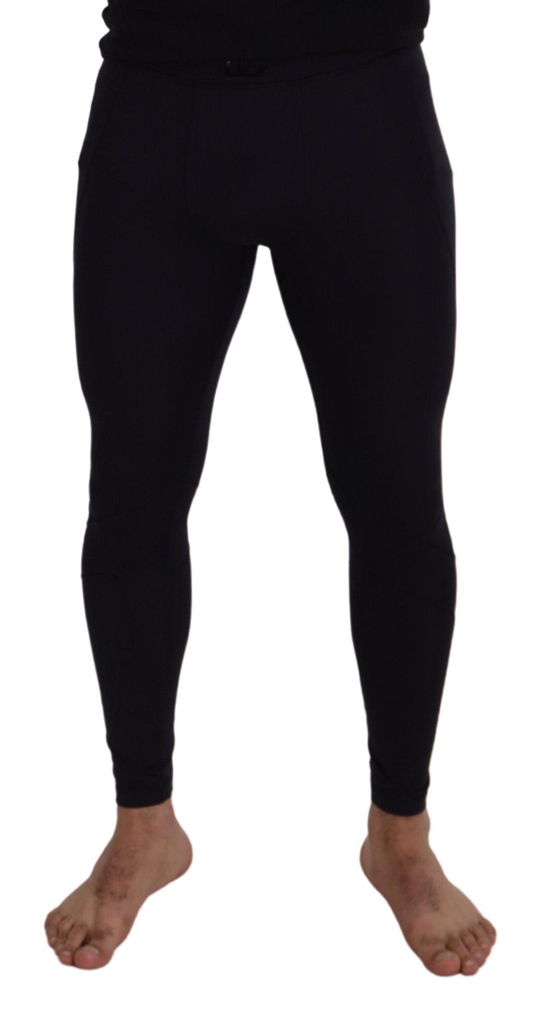 Dolce & Gabbana Black Slim Fit Athletic Stretch Pants