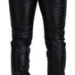 Dolce & Gabbana Black Shiny Stretch Skinny Pants