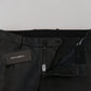 Dolce & Gabbana Black Shiny Stretch Skinny Pants