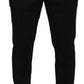 Dolce & Gabbana Black Wool Chino Men Formal Pants