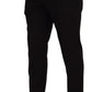 Dolce & Gabbana Black Wool Chino Men Formal Pants