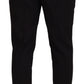 Dolce & Gabbana Black Wool Chino Men Formal Pants