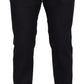 Dolce & Gabbana Dark Grey Solid Men Formal Pants