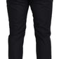 Dolce & Gabbana Dark Grey Solid Men Formal Pants