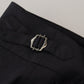 Dolce & Gabbana Dark Grey Solid Men Formal Pants