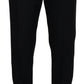 Dolce & Gabbana Black Wool Chino Formal Pants