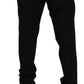 Dolce & Gabbana Black Wool Chino Formal Pants