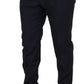 Dolce & Gabbana Blue Wool Chino Formal Pants