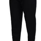 Dolce & Gabbana Black Cotton Chino Formal Pants