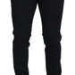 Dolce & Gabbana Black Wool Chino Formal Pants