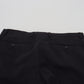 Dolce & Gabbana Black Wool Chino Formal Pants