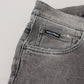 Dolce & Gabbana Grey Washed Cotton Skinny Denim Jeans