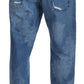 Dolce & Gabbana Blue Washed Cotton Casual Denim Jeans