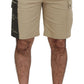 Dolce & Gabbana Beige Cotton Cargo Bermuda Shorts