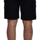 Dolce & Gabbana Black Bermuda Cargo Casual Shorts