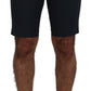 Dolce & Gabbana Blue Bermuda Low Waist Men Shorts