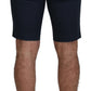 Dolce & Gabbana Blue Bermuda Low Waist Men Shorts