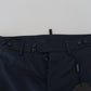 Dolce & Gabbana Blue Bermuda Low Waist Men Shorts