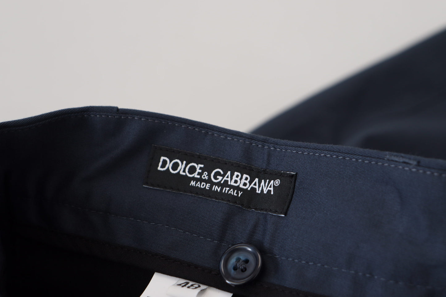 Dolce & Gabbana Blue Bermuda Low Waist Men Shorts