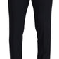 Dolce & Gabbana Black Wool Men Formal Pants