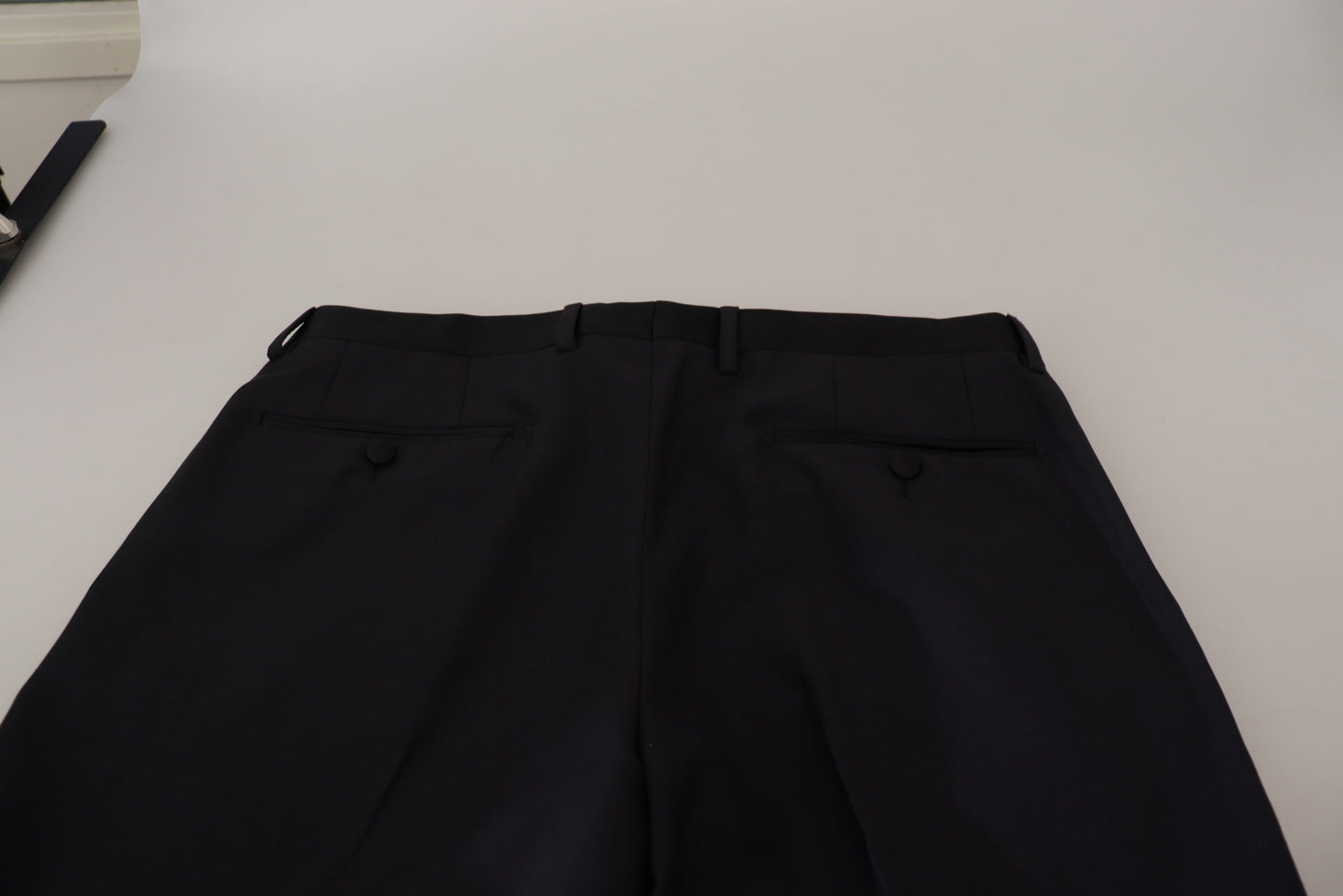 Dolce & Gabbana Black Wool Men Formal Pants