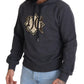 Dolce & Gabbana Gray Logo Cotton Hooded Sweatshirt Sweater