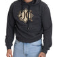 Dolce & Gabbana Gray Logo Cotton Hooded Sweatshirt Sweater