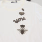 Dolce & Gabbana White Cotton Logo Patch Short Sleeve T-shirt