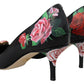 Dolce & Gabbana Elegant Floral Crystal Pumps