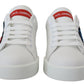 Dolce & Gabbana White Portofino Logo Classic Sneakers Shoes