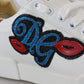 Dolce & Gabbana White Portofino Logo Classic Sneakers Shoes