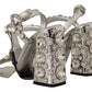 Dolce & Gabbana Silver Crystals Strap Buckle High Heel Sandals