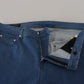 Neil Barrett Blue Cotton Stretch Men Casual Denim Jeans